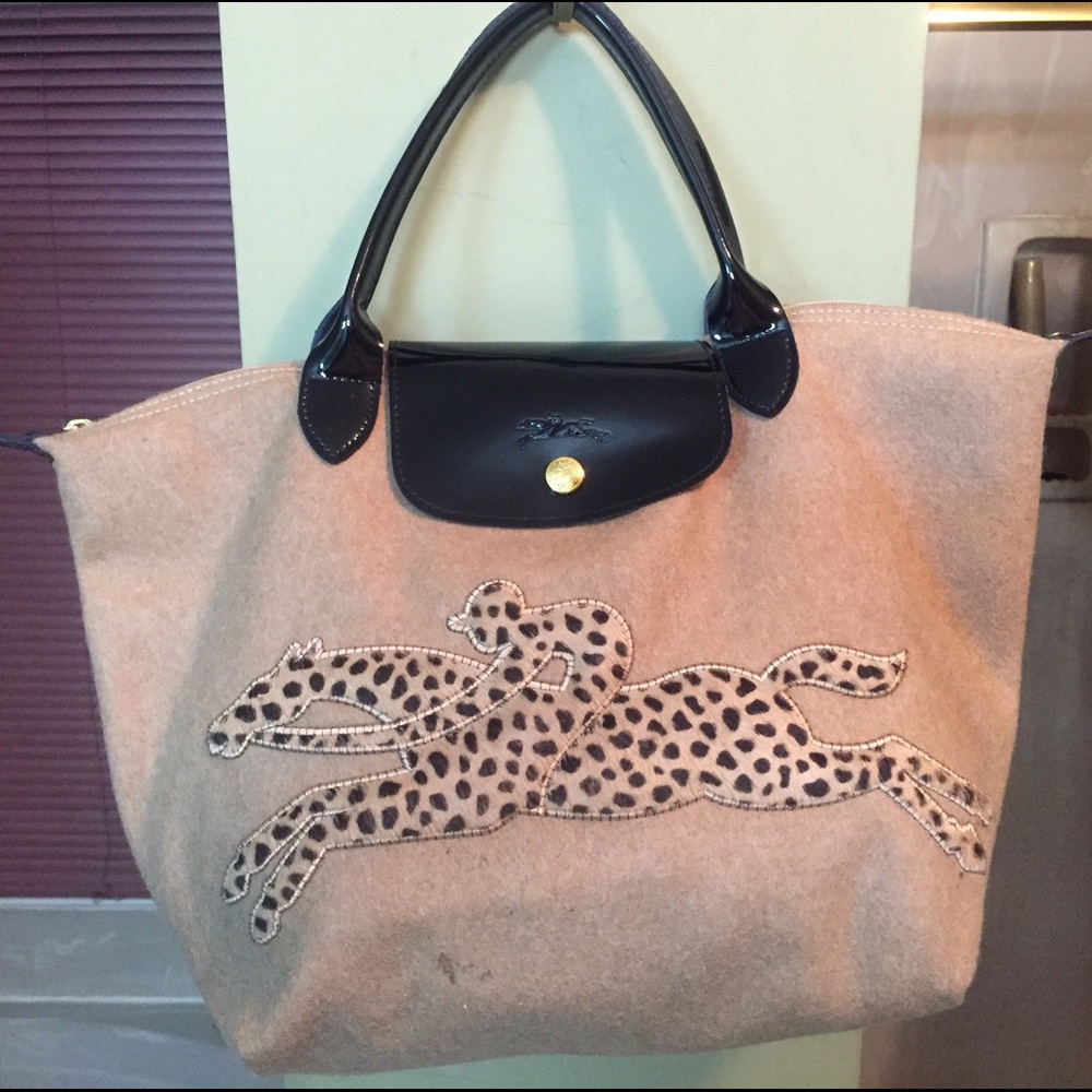 LONGCHAMP "Victoire" Limited Edition Le Pliage Bag